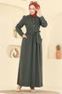الفستان اخضر عفني 24012UKB139-MS - Thumbnail