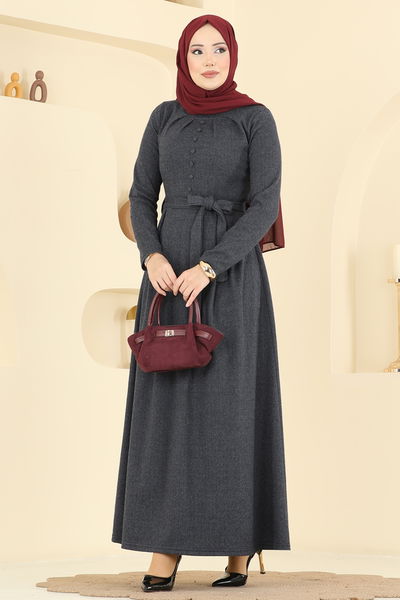 U.K.B. - Dress 24016UKB139-MS Anthracite - 423768