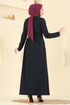 الفستان أسود 24016UKB139-MS - Thumbnail