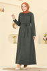 Dress 24016UKB139-MS Khaki - Thumbnail