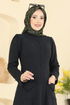 الفستان أسود 24018UKB139-MS - Thumbnail