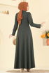 Dress 24018UKB139-MS Khaki - Thumbnail