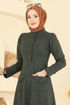 Dress 24018UKB139-MS Khaki - Thumbnail