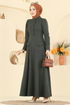 Dress 24018UKB139-MS Khaki - Thumbnail