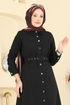 Dress 24023UKB139-MS Black - Thumbnail
