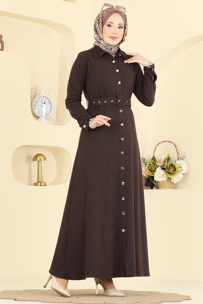U.K.B. - Dress 24023UKB139-MS Brown - 428454