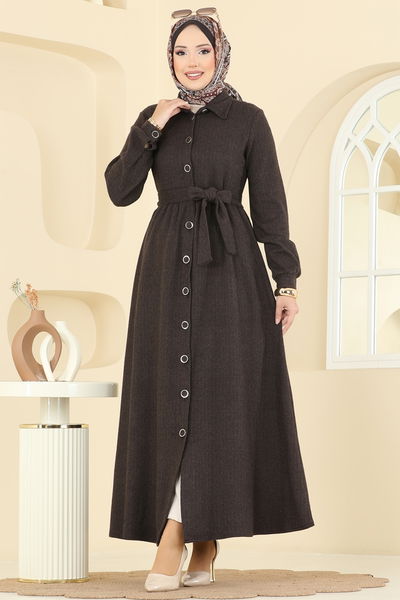 U.K.B.K. - Dress 24082UKBK1160-MS Brown - 413647