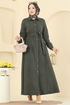 Dress 24082UKBK1160-MS Khaki - Thumbnail