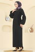 الفستان أسود 24085UKBK1160-MS - Thumbnail