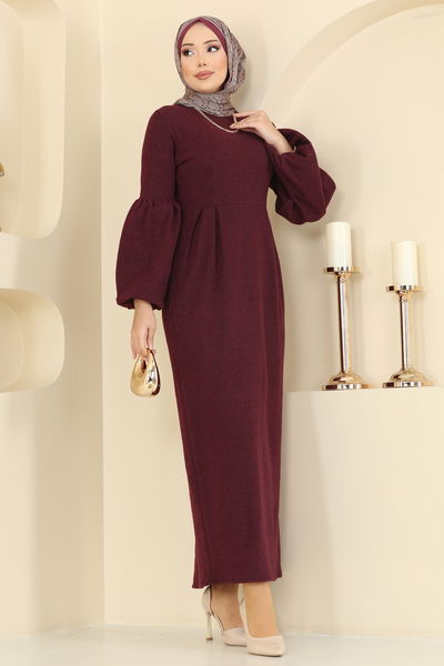 U.K.B.K. - Dress 24085UKBK1160-MS Burgundy - 417190