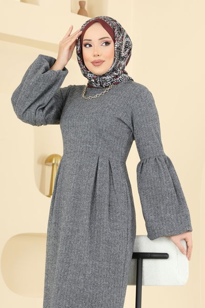 U.K.B.K. - الفستان رمادي 24085UKBK1160-MS - 417195