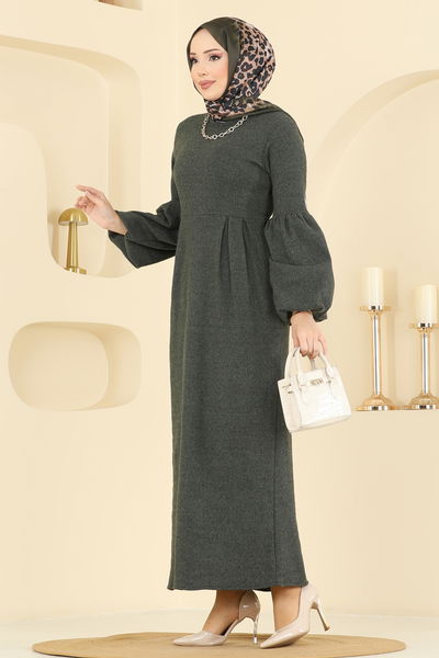 U.K.B.K. - Dress 24085UKBK1160-MS Khaki - 417197