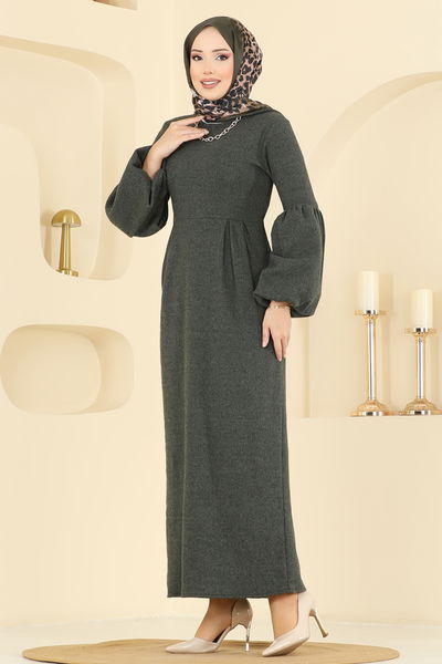 U.K.B.K. - Dress 24085UKBK1160-MS Khaki - 417198