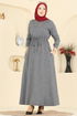الفستان رمادي 24090UKBK1160-MS - Thumbnail