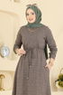 الفستان بيج 24090UKBK1160-MS - Thumbnail