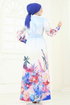 Dress 2411JNF844-MS Blue - Thumbnail