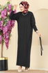 الفستان أسود 241420TPK1167-MS - Thumbnail