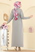 Dress 241420TPK1167-MS Gray - Thumbnail