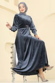 M.E.Y. - Dress 2414MEY846-MS Anthracite