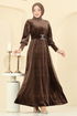 Dress 2414MEY846-MS Brown - Thumbnail