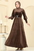 Dress 2414MEY846-MS Brown - Thumbnail