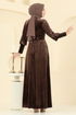 Dress 2414MEY846-MS Brown - Thumbnail