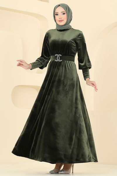 M.E.Y. - Dress 2414MEY846-MS Khaki - 397358