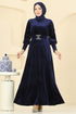 Dress 2414MEY846-MS Navy Blue - Thumbnail