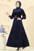 Dress 2414MEY846-MS Navy Blue - Thumbnail