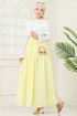 Dress 2421ANT466-MS Yellow - Thumbnail