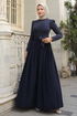 Dress 2423ANT466-MS Navy Blue - Thumbnail