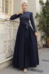 Dress 2423ANT466-MS Navy Blue - Thumbnail