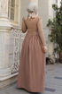 الفستان بيج 2423ANT466-MS - Thumbnail