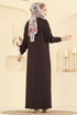 Dress 2446ANT466-MS Brown - Thumbnail