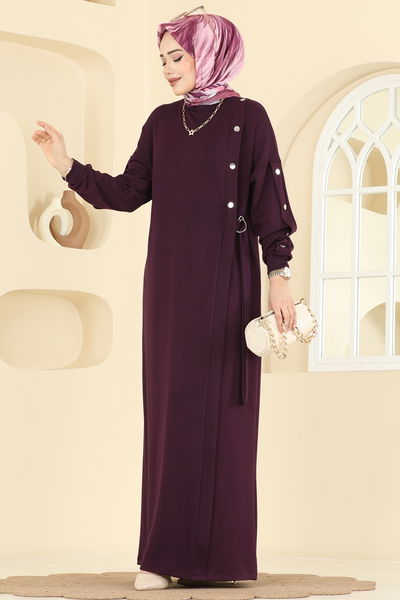 A.N.T. - Dress 2446ANT466-MS Dark Damson - 417955