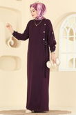 A.N.T. - Dress 2446ANT466-MS Dark Damson