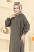 Dress 2446ANT466-MS Khaki - Thumbnail