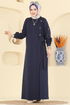 Dress 2446ANT466-MS Navy Blue - Thumbnail