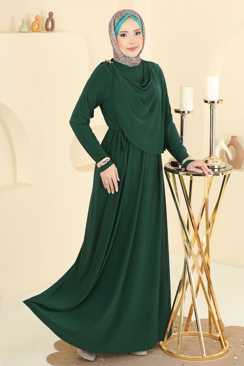 Dress 2455ANT466-MS Emerald