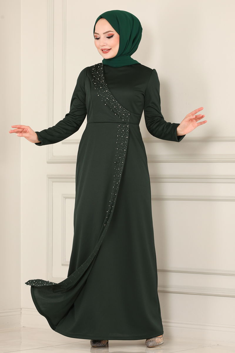 Dress 2459ASMK1074-MS Emerald