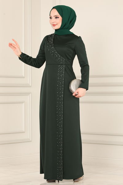 A.S.M.K. - الفستان زيتي 2459ASMK1074-MS - 389784