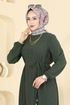 Dress 2465MSZ1172-MS Khaki - Thumbnail