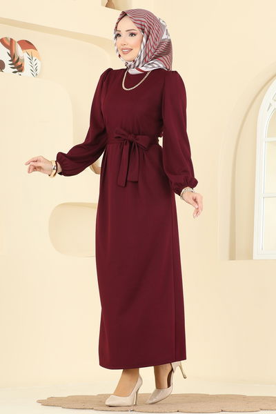 U.K.B. - Dress 25008UKB139-MS Burgundy - 418655