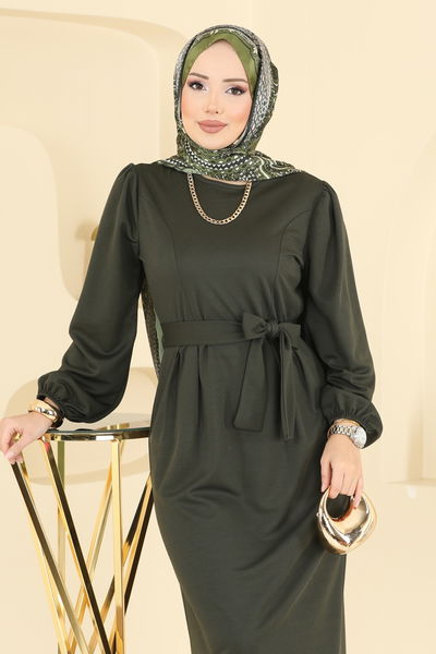 U.K.B. - Dress 25008UKB139-MS Khaki - 418662