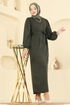 Dress 25008UKB139-MS Khaki - Thumbnail