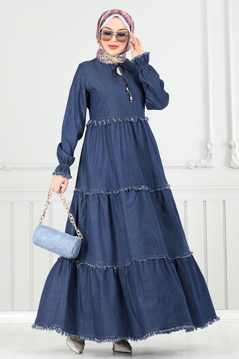 Dress 25018MTS1094-MS Dark Denim