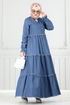 Dress 25018MTS1094-MS Denim - Thumbnail