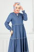 Dress 25018MTS1094-MS Denim - Thumbnail