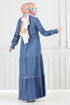 Dress 25018MTS1094-MS Denim - Thumbnail