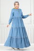 Dress 25018MTS1094-MS Light Denim - Thumbnail